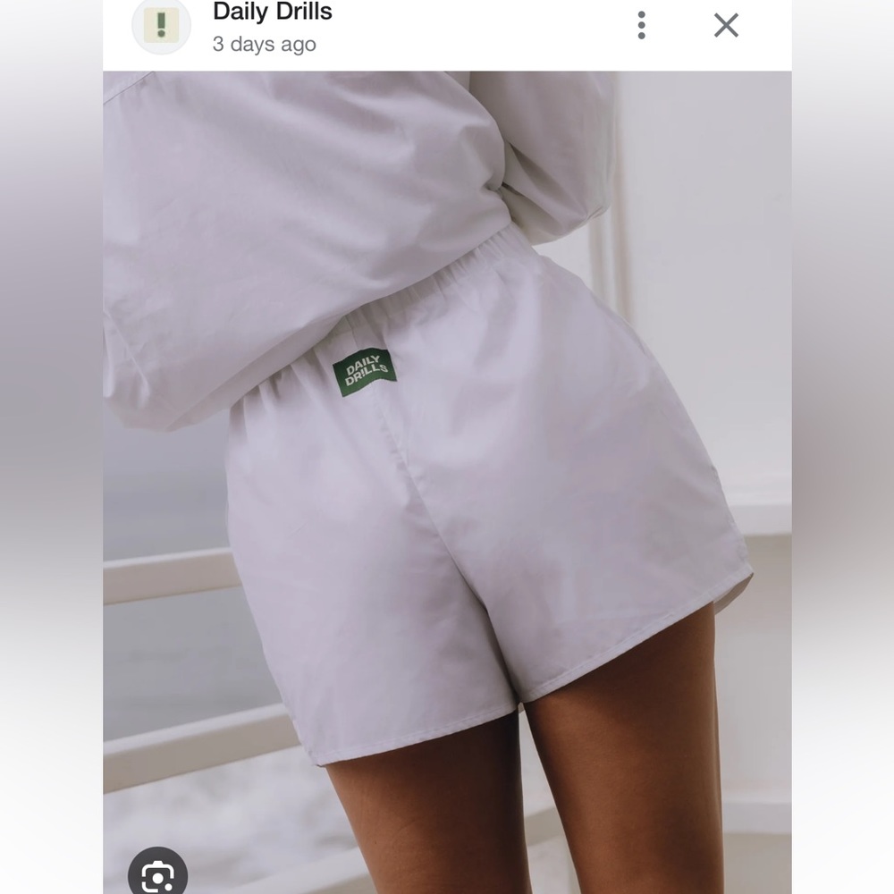 ISO- Daily Drills Poplin Shorts size small